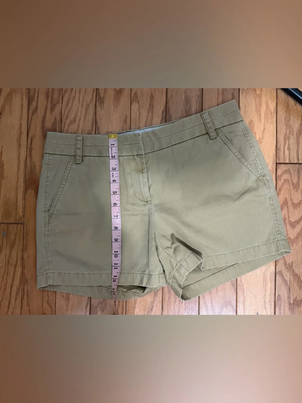 J. Crew Khaki Chino Shorts  size 6